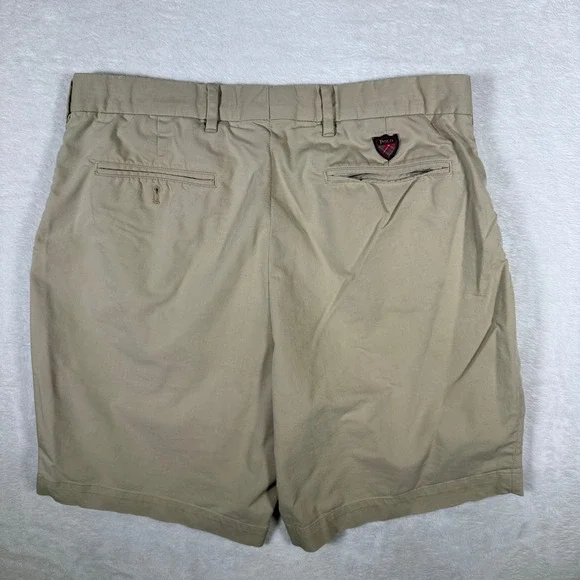 Polo Golf Ralph Lauren Mens Cotton Twill Stretch Khaki Shorts Size 34 - Picture 3 of 12